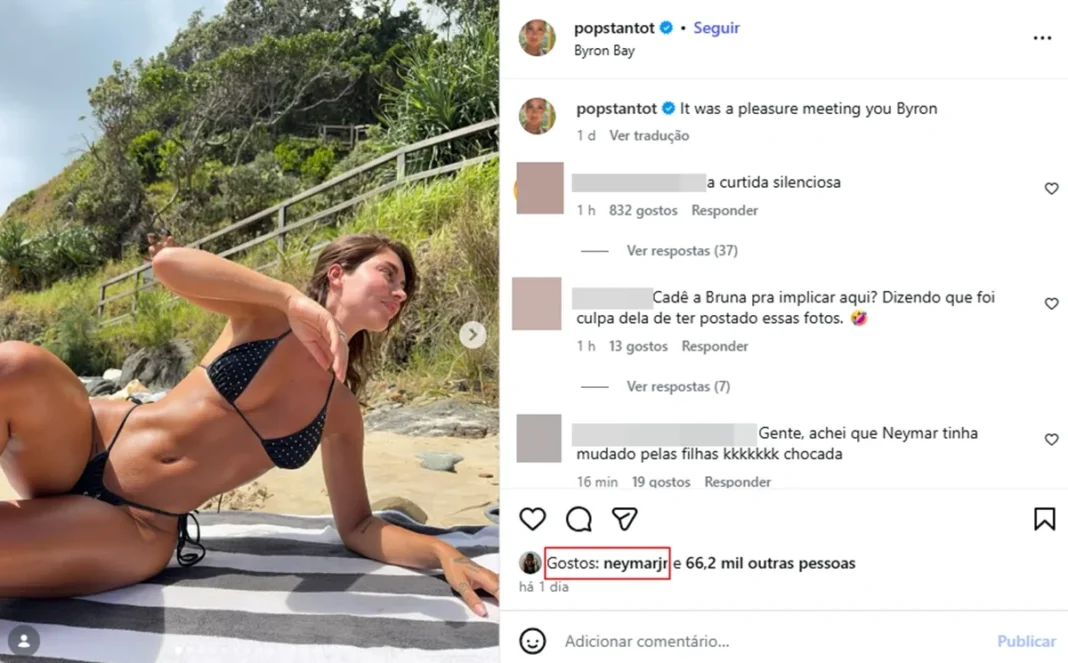 neymar-9 Neymar curte foto de influenciadora